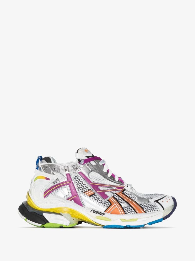 Silver Runner Low Top Sneakers