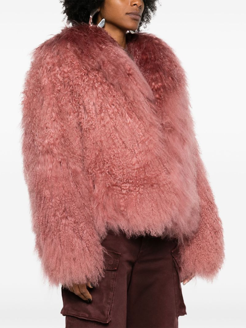 Pink Fur Jacket