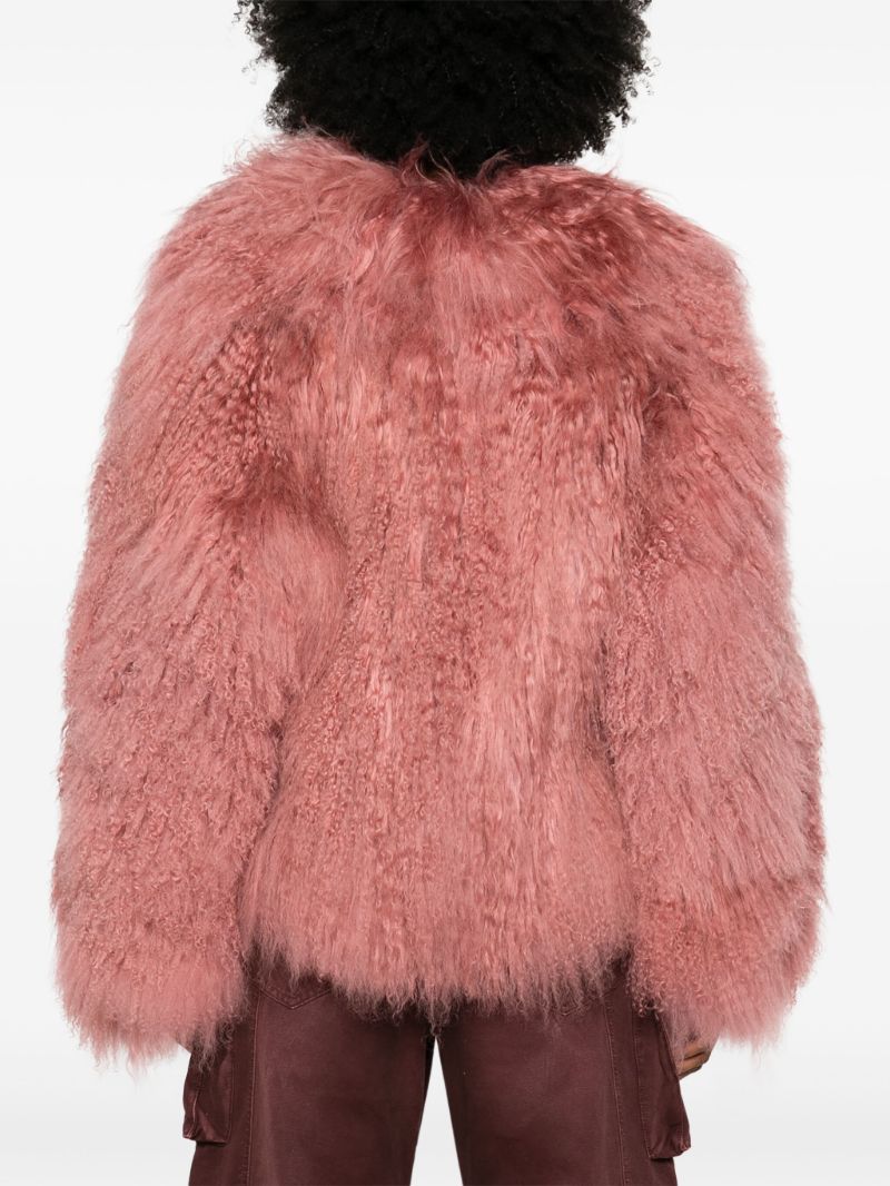 Pink Fur Jacket