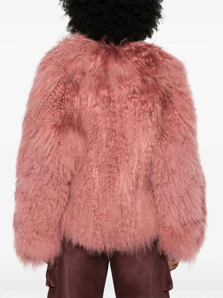 Pink Fur Jacket