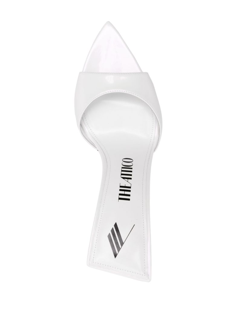 White Ester 95mm Mules