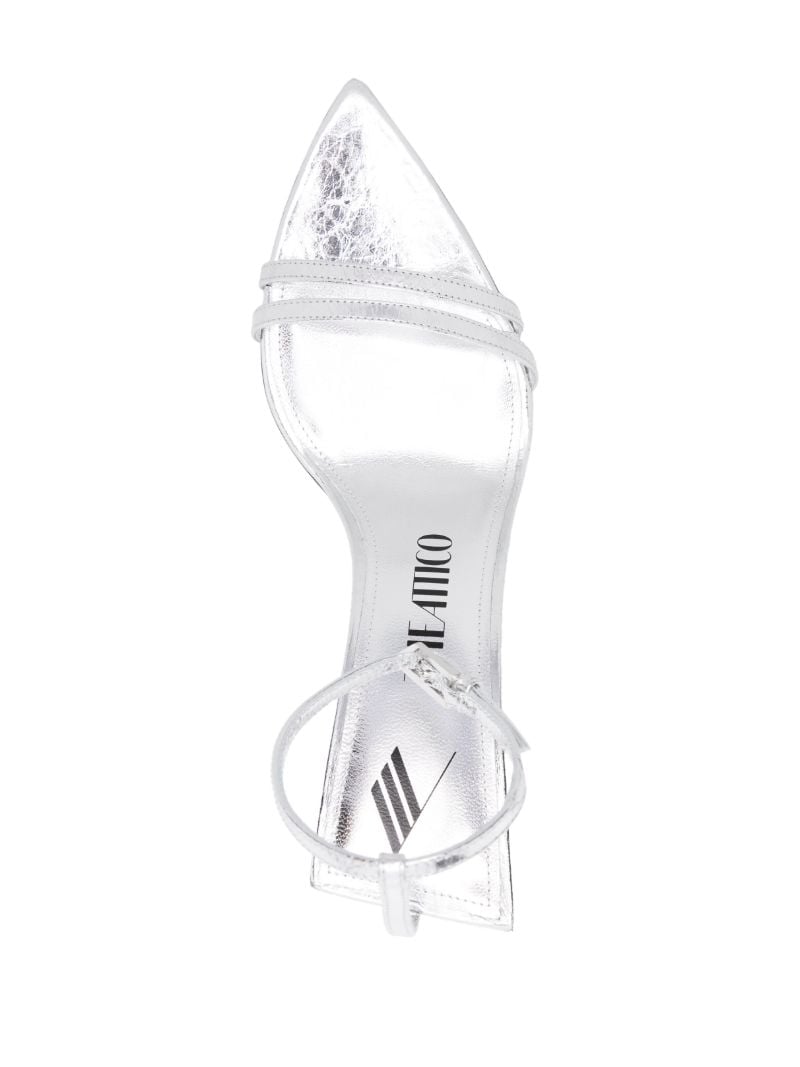 Silver Ester 95mm Sandals
