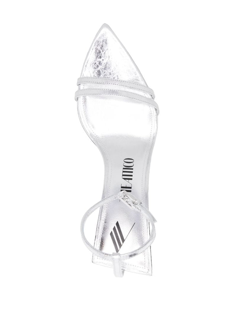 Silver Ester 95mm Sandals
