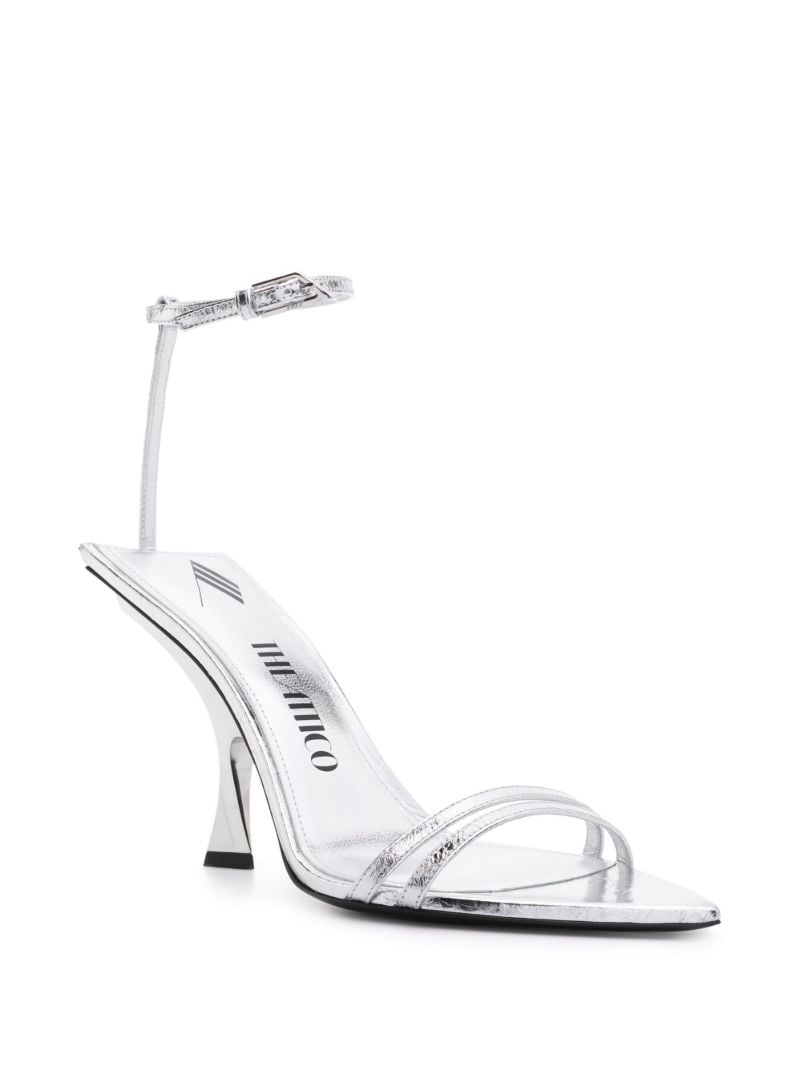 Silver Ester 95mm Sandals