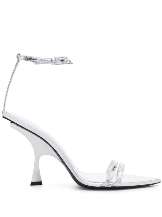Silver Ester 95mm Sandals