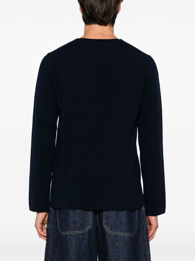 Embroidered Wool Sweater