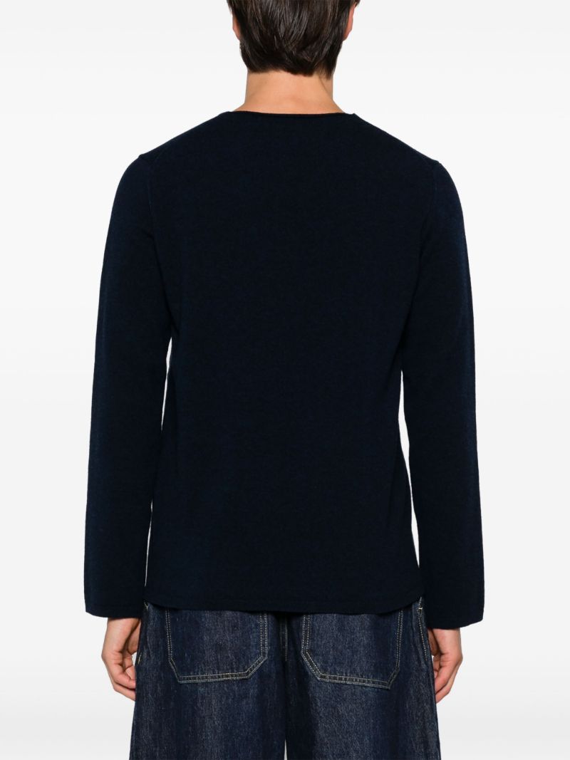 Embroidered Wool Sweater