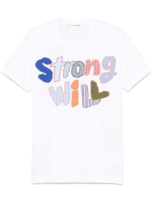 Slogan-print T-shirt