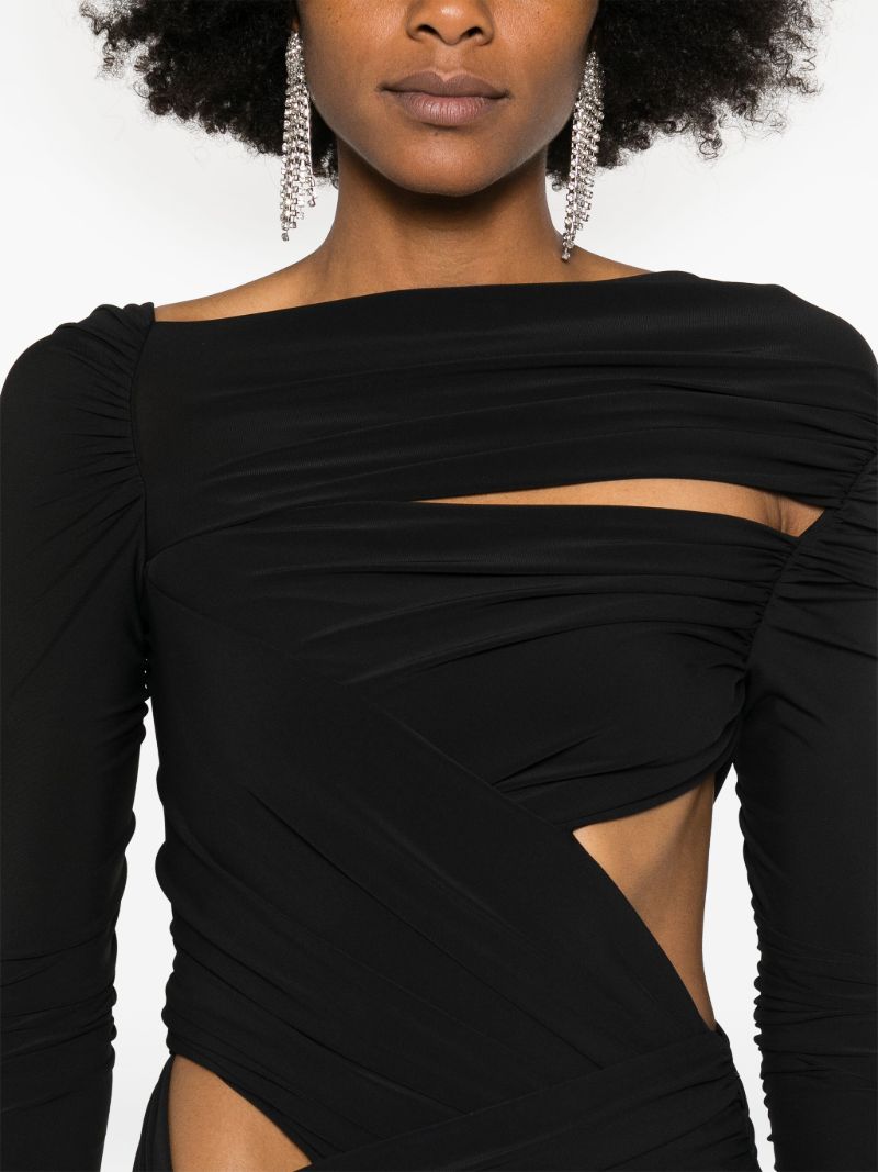 Black Cut-out Mini Dress