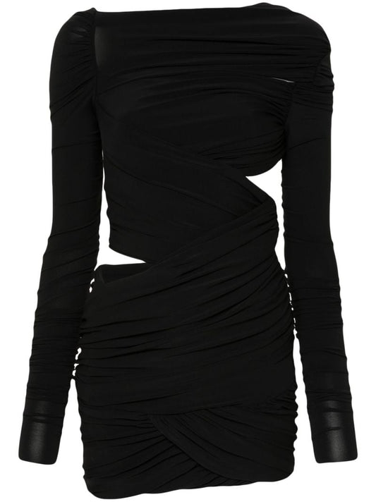 Black Cut-out Mini Dress