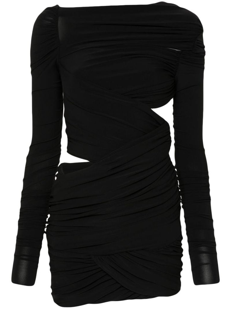 Black Cut-out Mini Dress