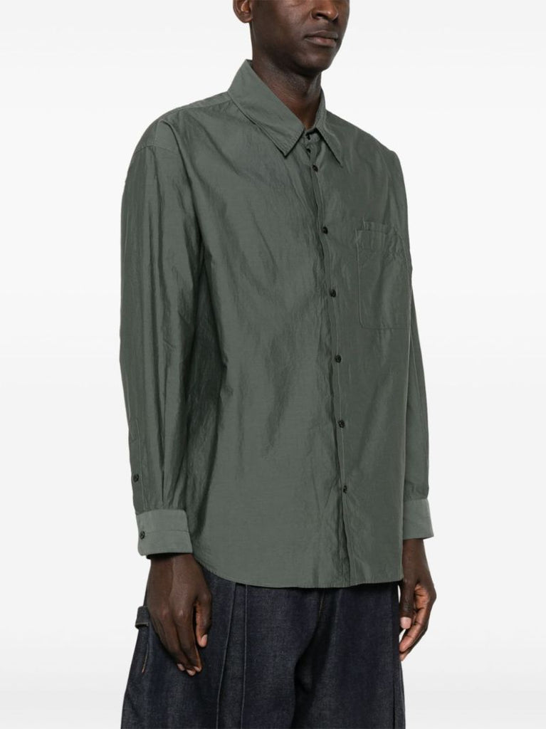 Grey Button-up Shirt