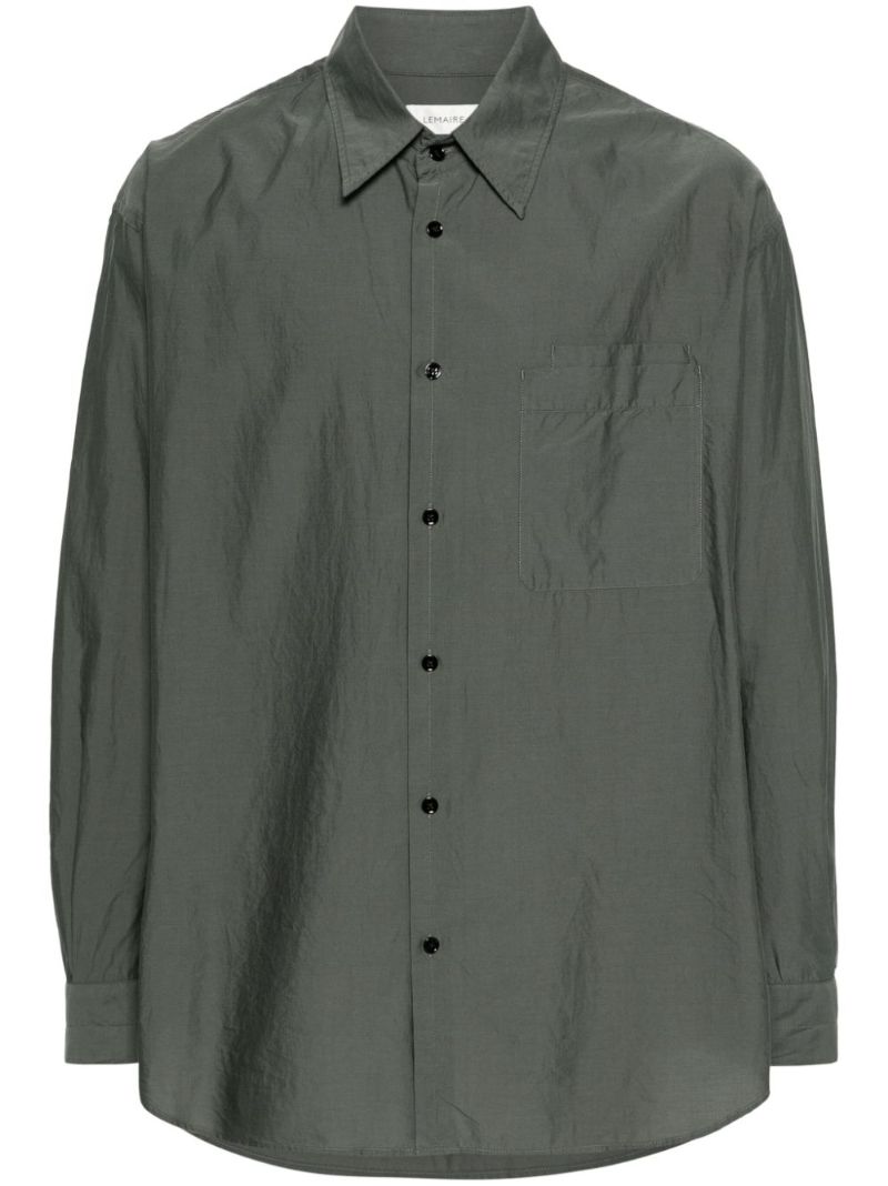 Grey Button-up Shirt
