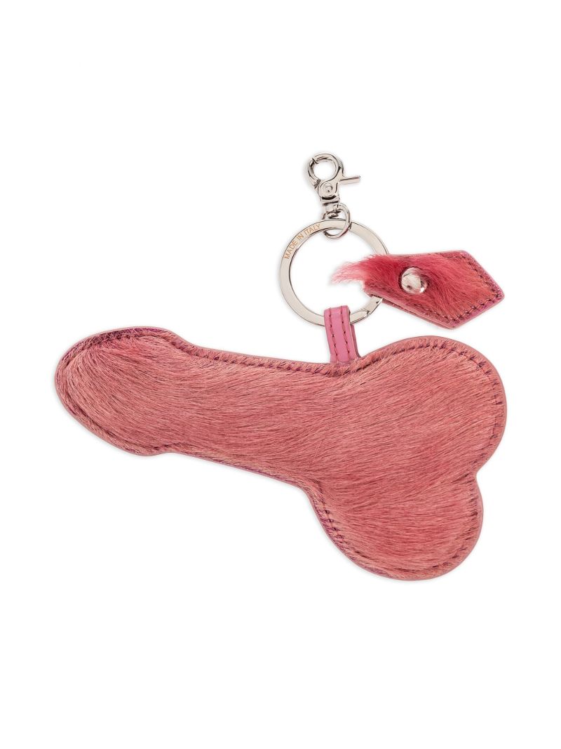Pink Orb Plaque Keyring