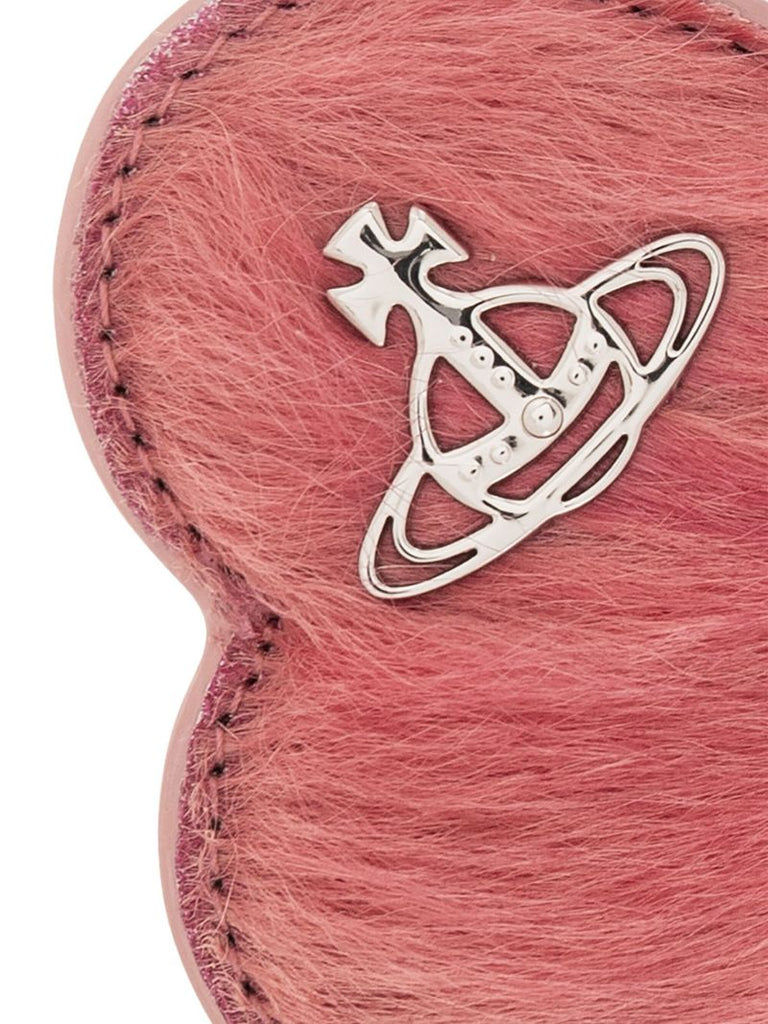 Pink Orb Plaque Keyring