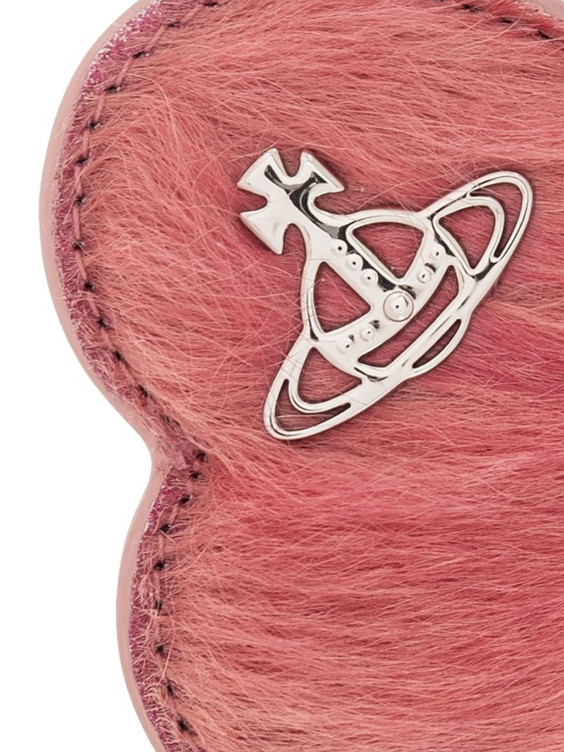 Pink Orb Plaque Keyring