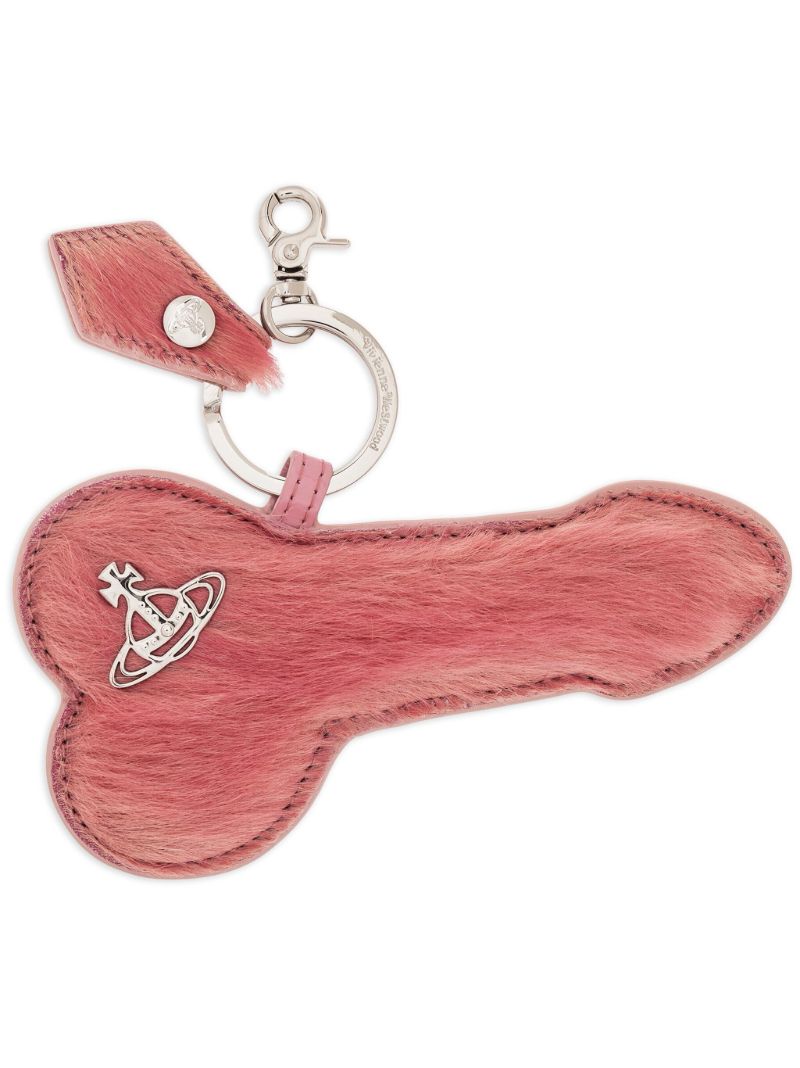 Pink Orb Plaque Keyring