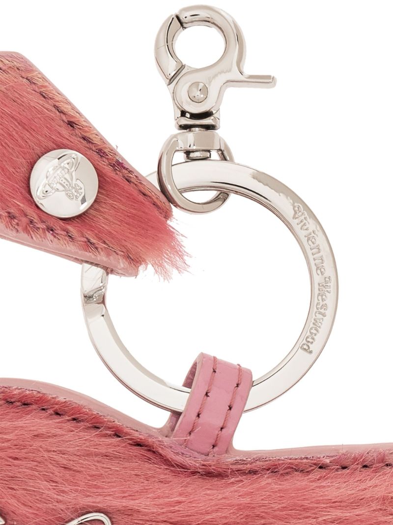 Pink Orb Plaque Keyring