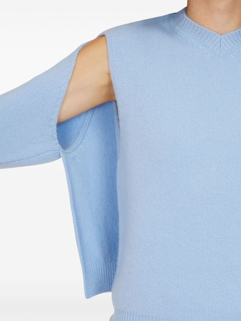 Layered Cashmere Sweater