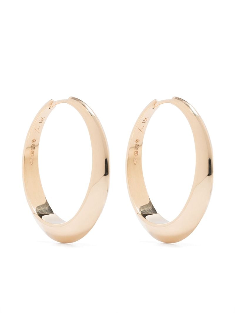 18kt Yellow Gold Hoop Earrings