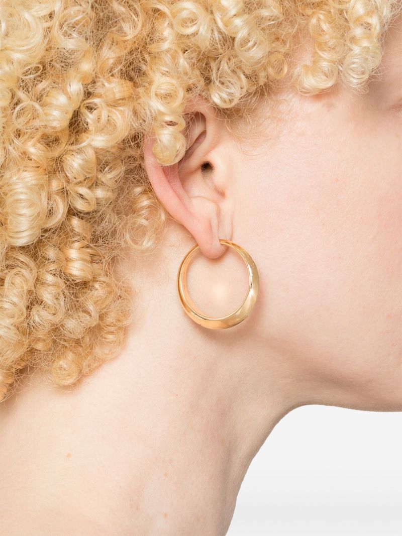 18kt Yellow Gold Hoop Earrings