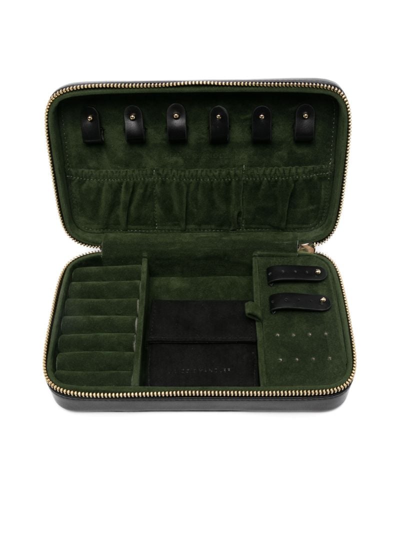 Green Leather Jewellery Box