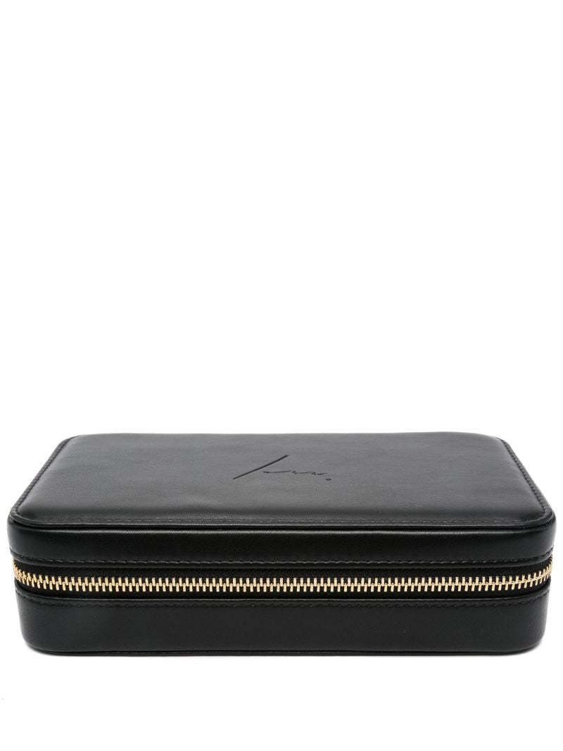 Green Leather Jewellery Box