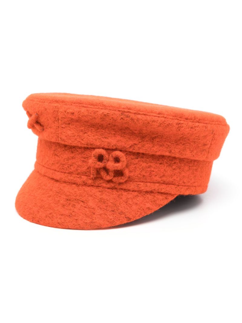 Logo-embellished Baker Boy Cap