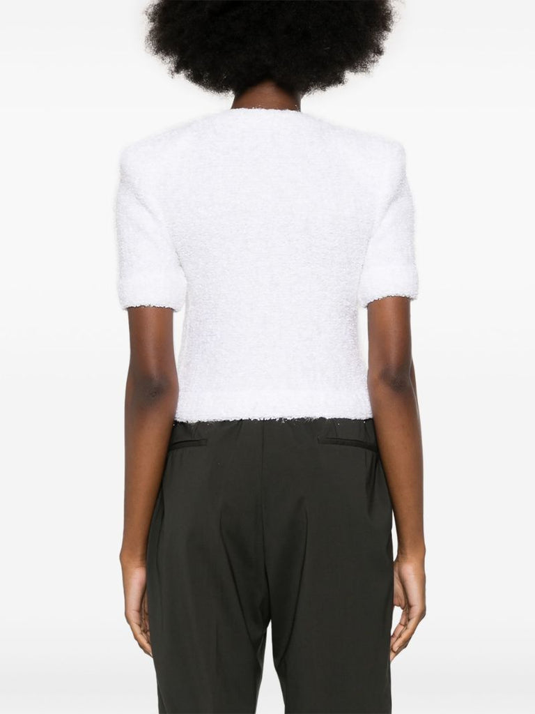Logo-buttons Tweed Top