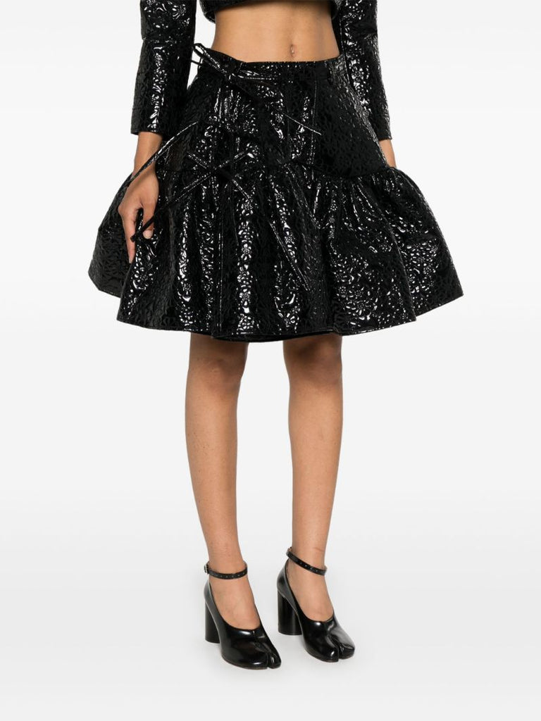 Black Oprah Mini Skirt