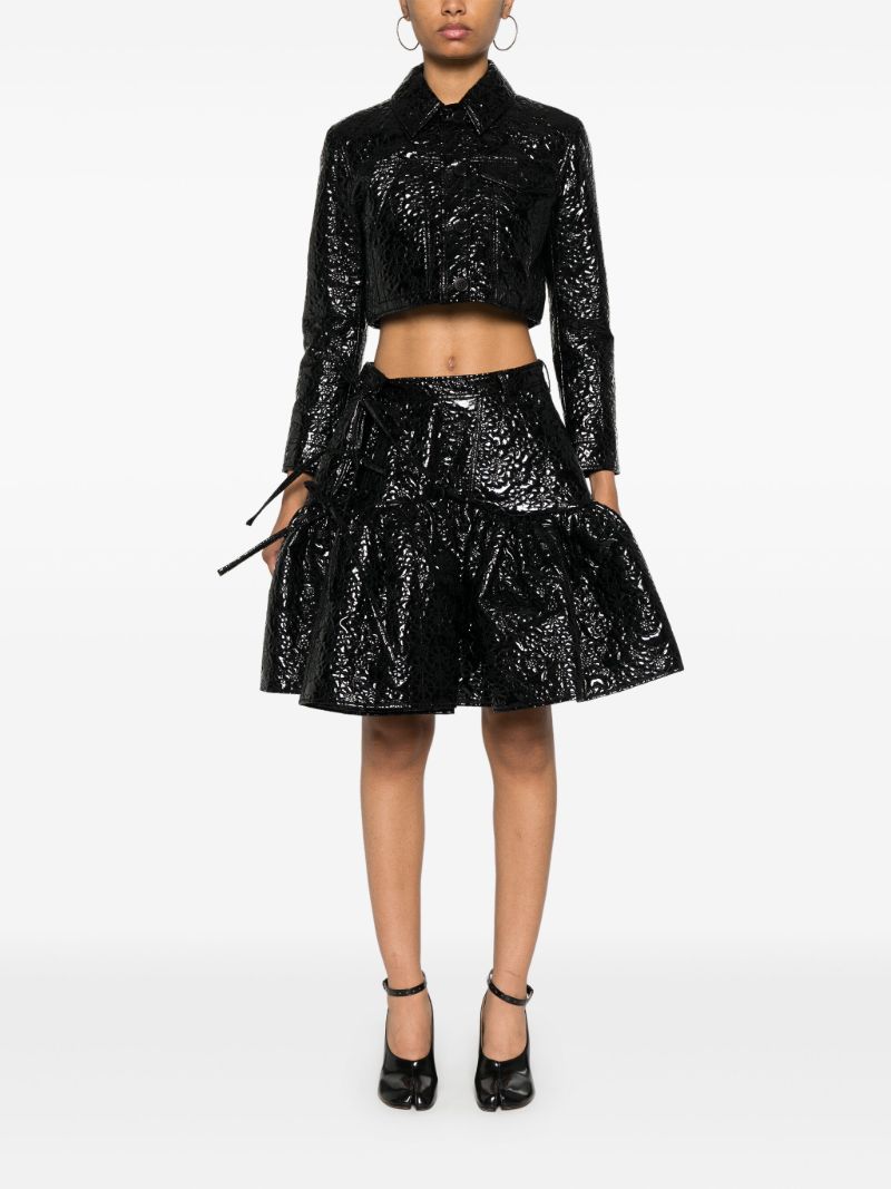 Black Oprah Mini Skirt