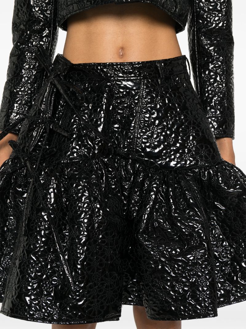 Black Oprah Mini Skirt