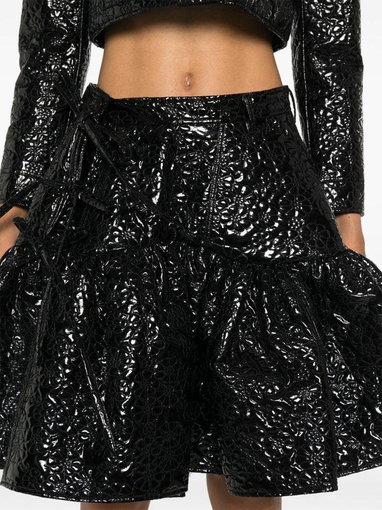 Black Oprah Mini Skirt