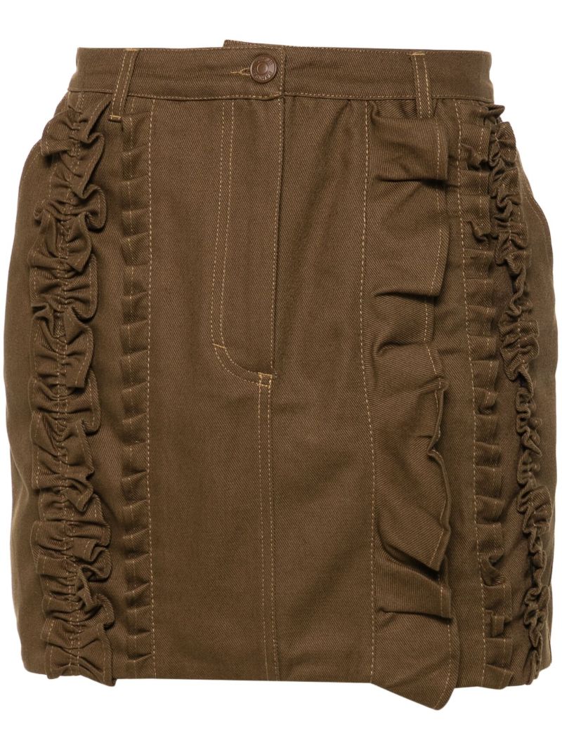 Brown Odin Mini Skirt