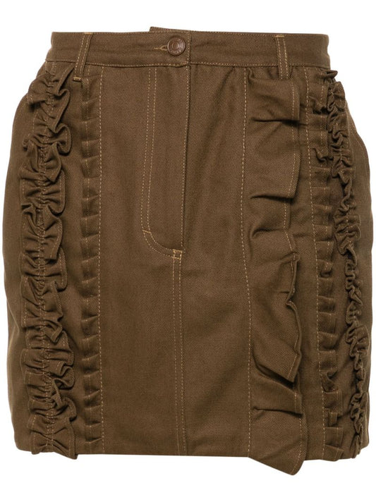 Brown Odin Mini Skirt