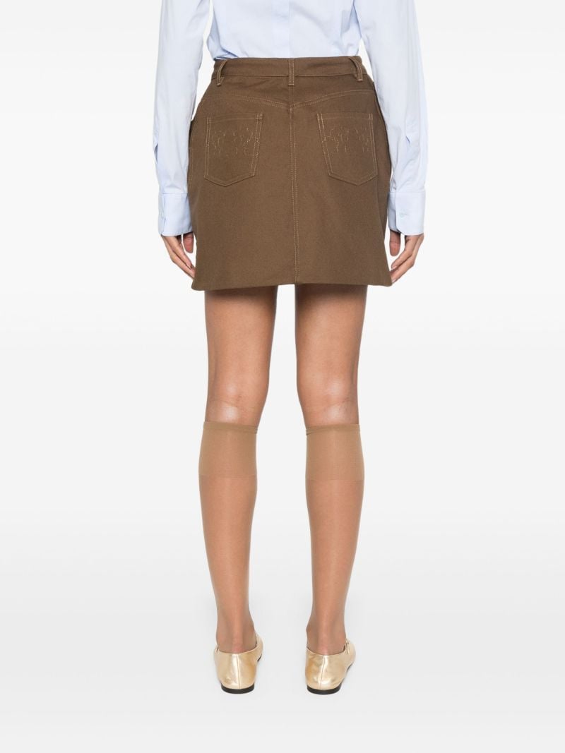 Brown Odin Mini Skirt