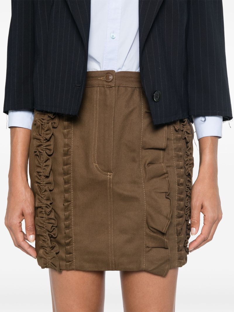 Brown Odin Mini Skirt