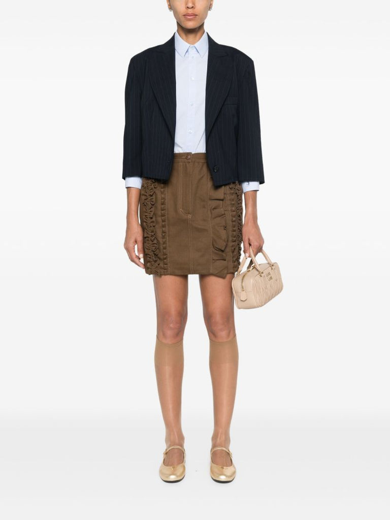 Brown Odin Mini Skirt