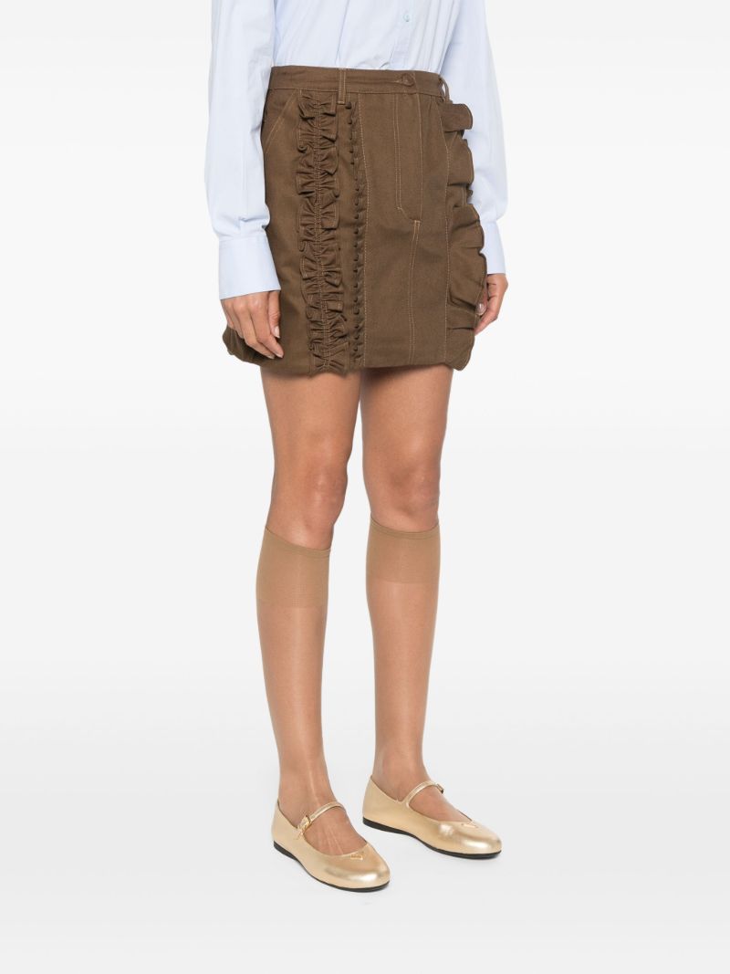 Brown Odin Mini Skirt