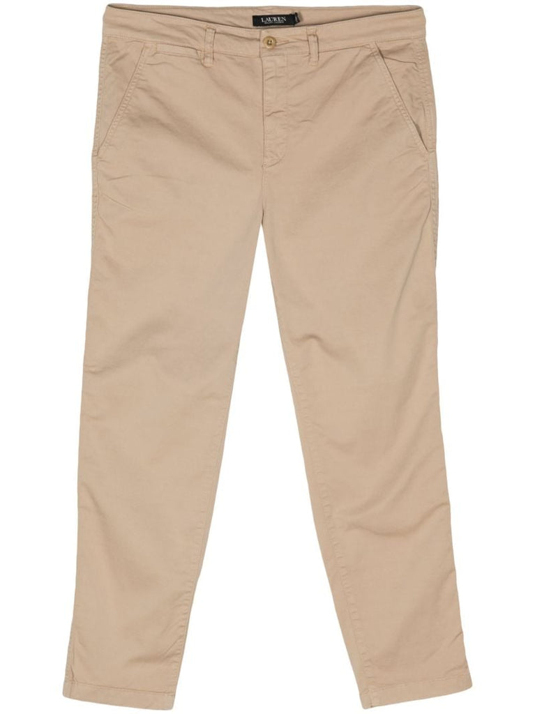 Neutral Slim-fit Cotton Chinos