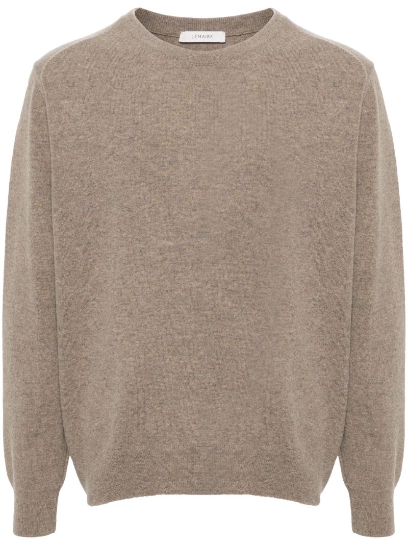 Neutral Crew-neck Jumper