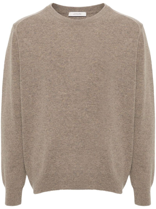 Neutral Crew-neck Jumper