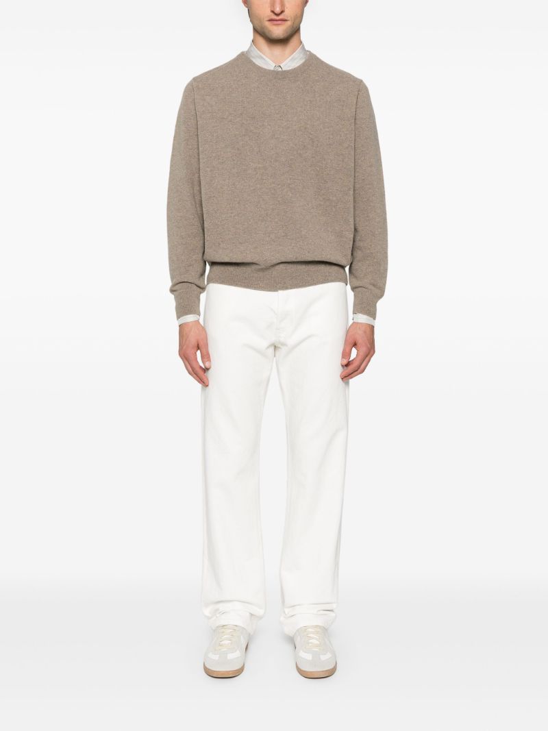 Neutral Crew-neck Jumper