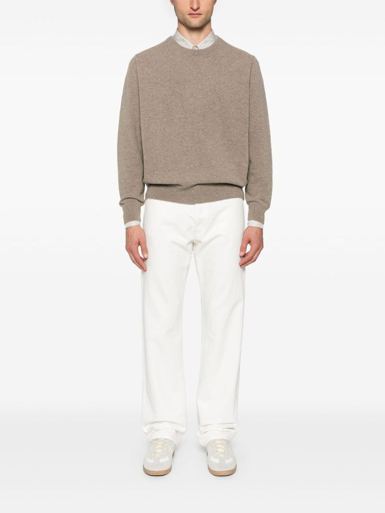 Neutral Crew-neck Jumper