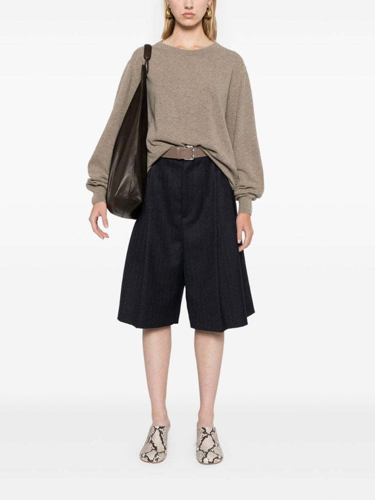 Neutral Crew-neck Jumper