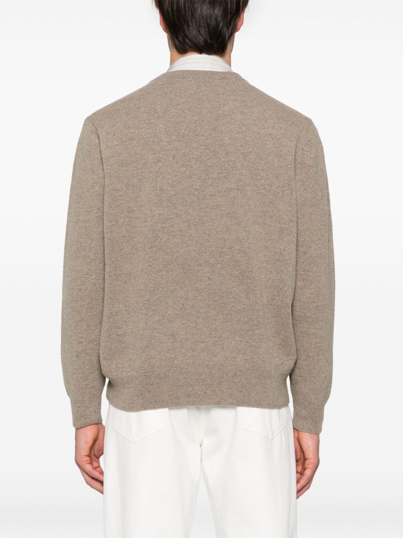 Neutral Crew-neck Jumper
