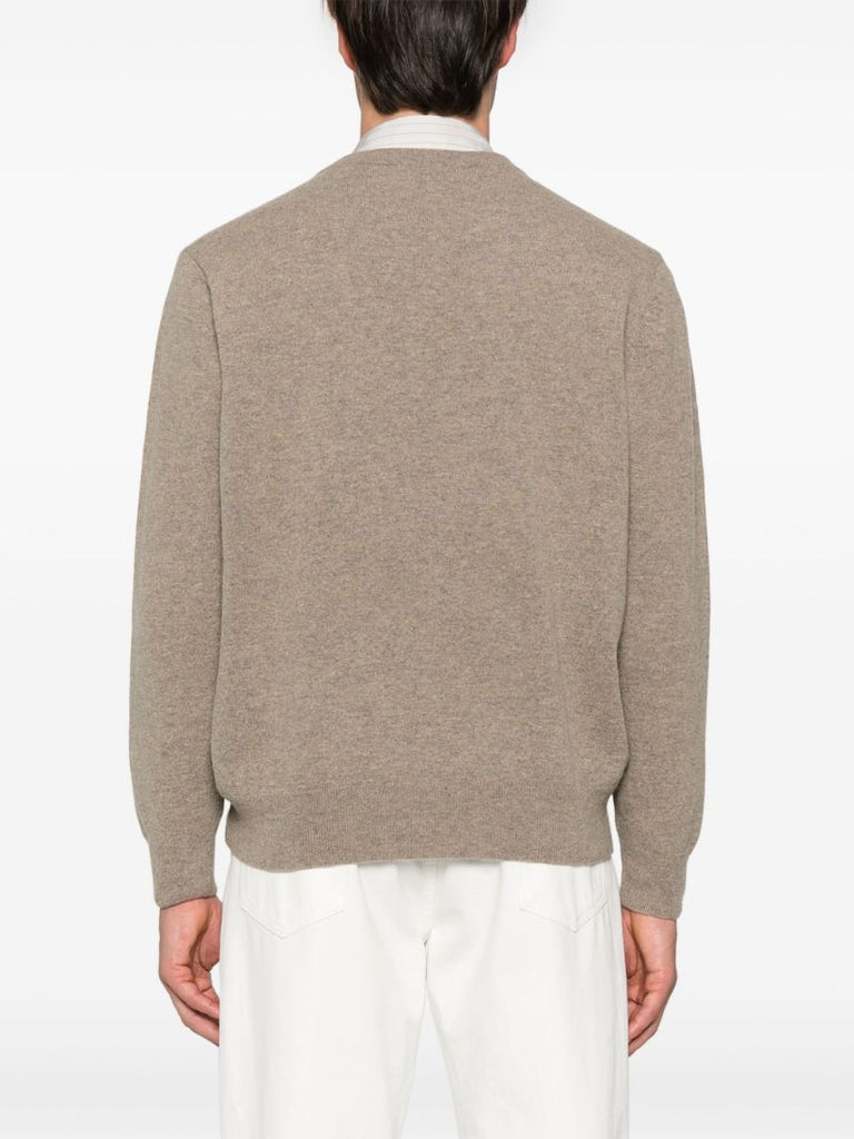 Neutral Crew-neck Jumper