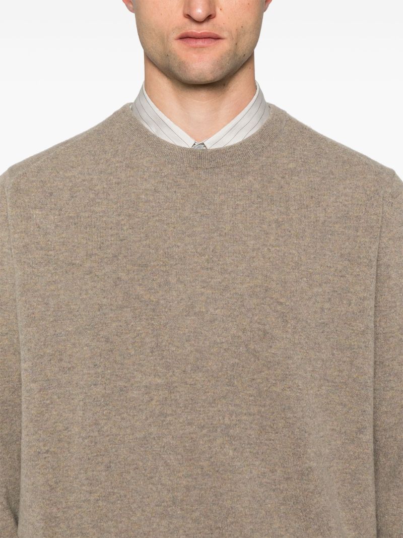 Neutral Crew-neck Jumper