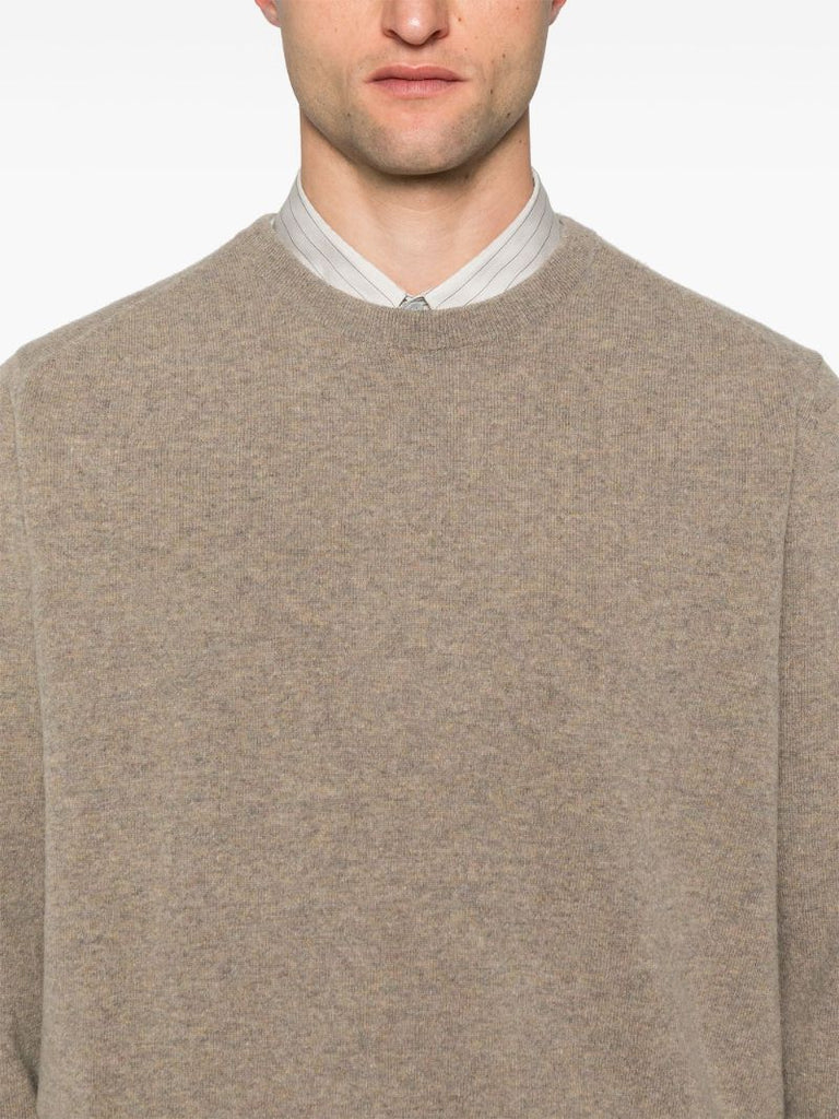 Neutral Crew-neck Jumper