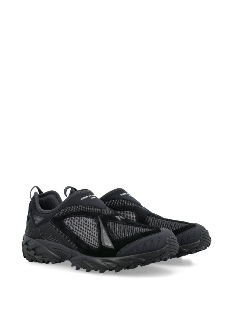X New Balance Black 610 Slip-on Sneakers